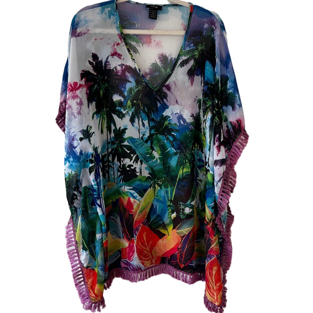 Apt. 9 Swim Coverup Tropical OSFM